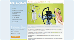 Desktop Screenshot of kinesitherapeute-bossut.com